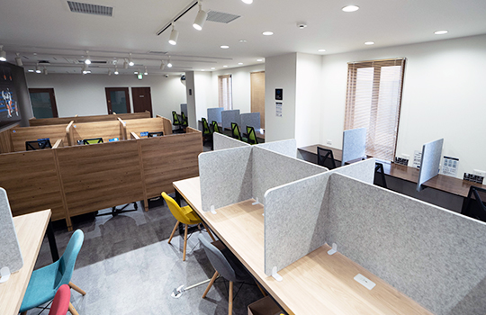 オープンスペースも利用可能